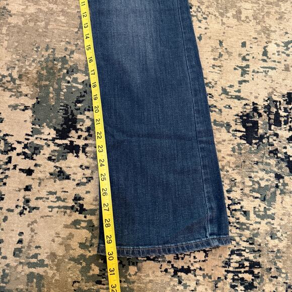 Riders by Lee Jeans Indigo Womens 12 Bootcut Mid Rise 90s Retro Grunge Western - Picture 9 of 10